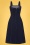 Bright and Beautiful - 60s Mila Pinafore Dress in Denim 2