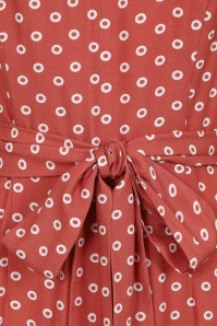 Bright and Beautiful - Jayleen doughnut polka jumpsuit in steen rood 4