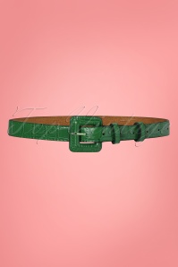 Collectif Clothing - 50s Marianne Thin Belt in Green
