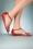 Chelsea Crew - Sedona peeptoe sandalen in rood 3