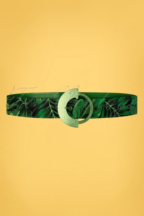 Collectif 37692 Belt Green Jungle 05262021 004W