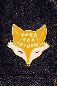Erstwilder - Exclusief bij Topvintage ~ Zero Fox gegeven emaille pin