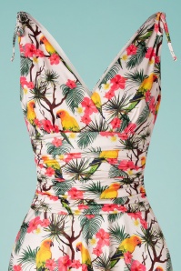 Vintage Chic for Topvintage - Grecian Paradise jurk in wit 3