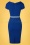 Vintage Chic for Topvintage - Beverly pencil jurk in koningsblauw 2