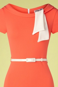 Vintage Chic for Topvintage - 50s Beverly Pencil Dress in Coral 3