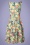 Vintage Chic for Topvintage - Frederique floral swing jurk in ivoor 2
