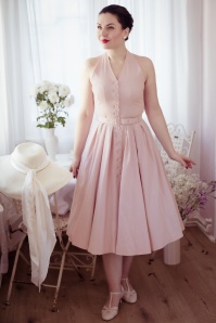 Miss Candyfloss - Bathanny Helio zomer swing jurk in lila