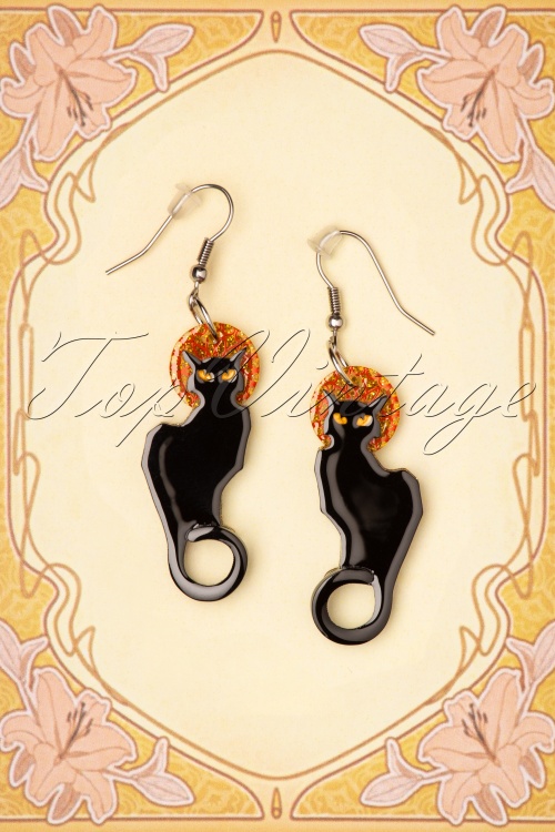 Erstwilder - Le Chat Noir Earrings