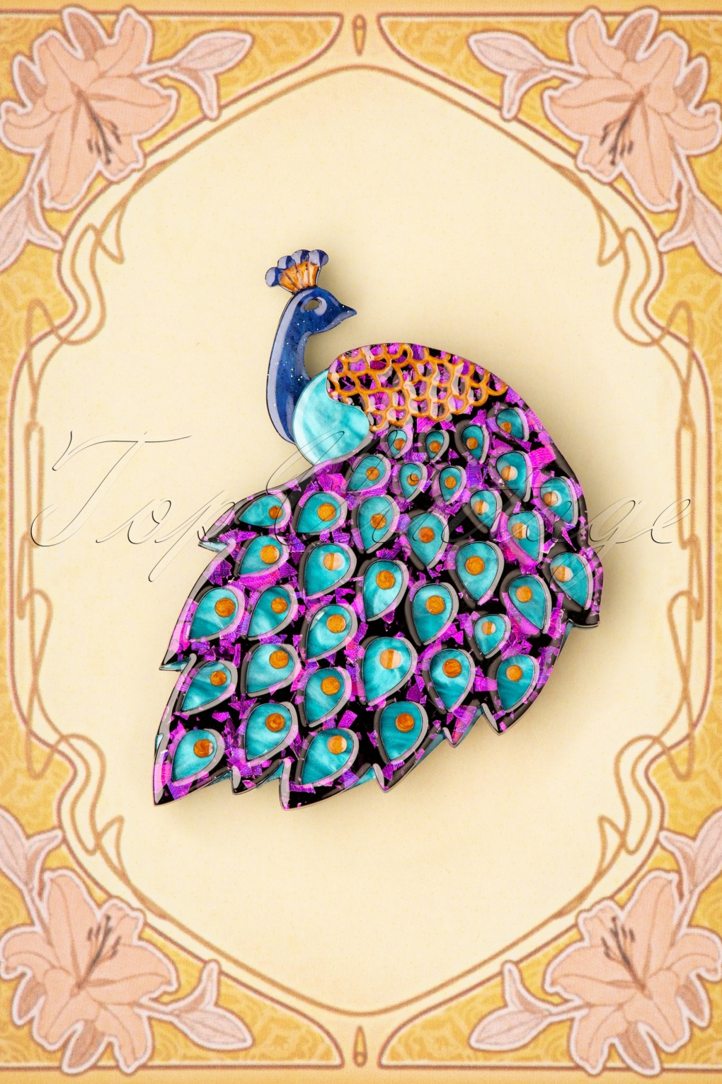 Peacock Wedding Brooch by Erstwilder Lucky offers Dip Exclusive