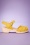 Lotta from Stockholm - 60s Loretta Leather Low Heel Clogs in Yellow 3