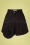 50s Iris Broderie Shorts in Black
