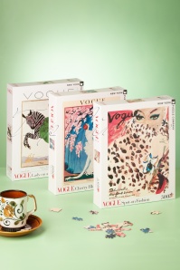 New York Puzzle Company - Lady On A Zebra – Vogue 500 Teile Puzzle 5
