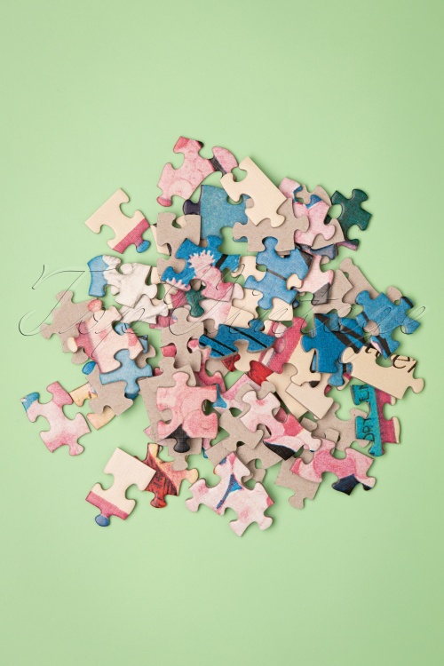 New York Puzzle Company - Cherry Blossoms - Vogue 1000 Piece Puzzle 3