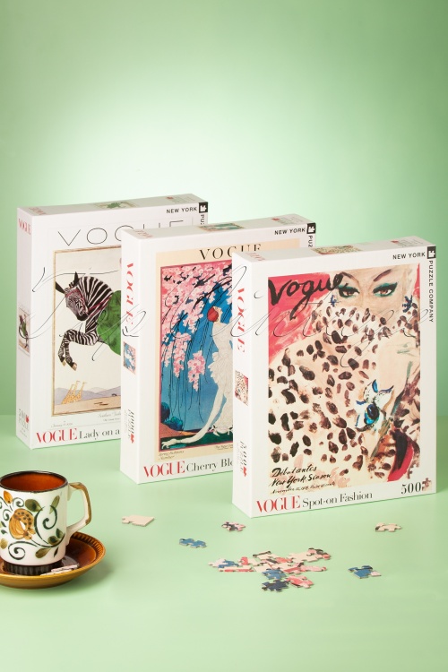 New York Puzzle Company - Kirschblüten - Vogue 1000 Teile Puzzle 5
