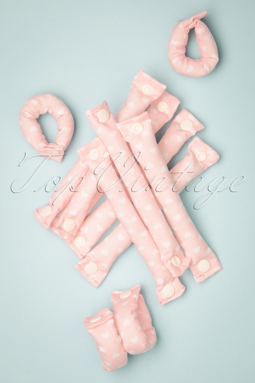 Lieblingsstucke By JuttaVerena - In My Heart - Set of 12 Curlers in Light Pink
