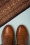 Miz Mooz - Fly Shoe Booties Années 40 en Cognac 3