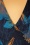 Katakomb - Winona Maxi-wikkeljurk met bloemenprint in donkerblauw 6