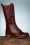 60s Lincoln Leather Boots in Burgundy