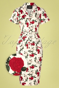 Timeless - Stacey Roses Swing Dress Années 50 en Noir