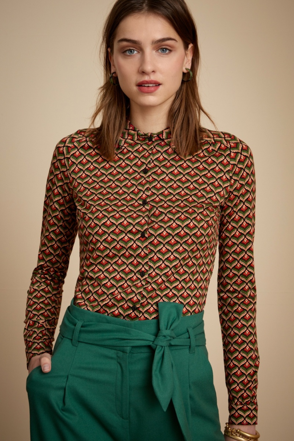 berry blouse