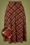 Juno Chatham Midi Skirt Années 60 en Rouge Emblématique