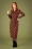 Rosie Chatham Midi Dress Années 60 en Rouge Emblématique