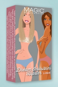 MAGIC Bodyfashion - Dream Invisibles hipster-pack van 2 in latte 4