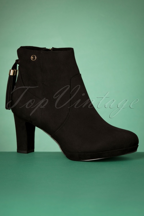 Tamaris 39133 Brandy Black Heels Pumps 07132021 000011 W
