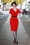 Vintage Diva 36681 Izabella Pencil Dress Red20210716 020LW