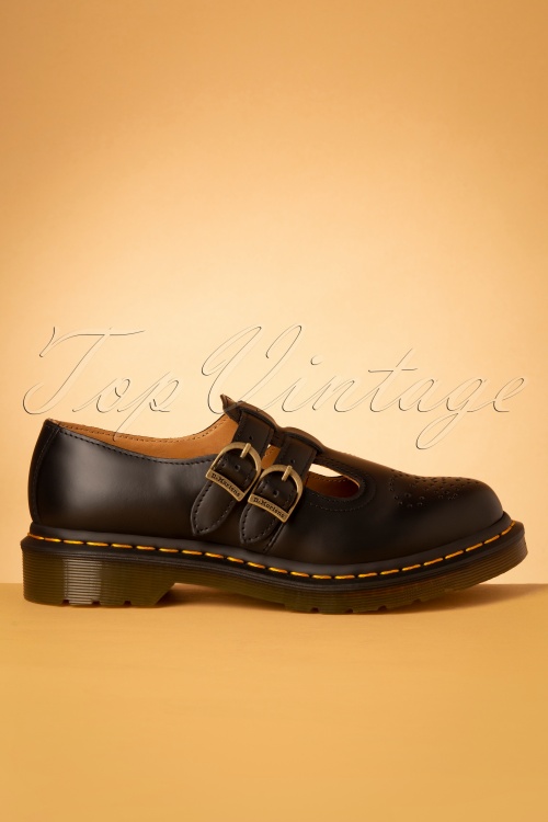 Dr. Martens - 8065 Smooth Mary Jane schoenen in zwart 6