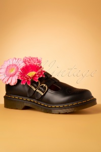 Dr. Martens - 8065 Smooth Mary Jane schoenen in zwart 4