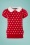Mak Sweater Red and Ivory Polkadot Shirt 113 27 24929 20180222 0002w