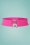 Cinturón elástico retro Lauren de los años 50 en rosa intenso