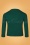 Mak Sweater - Gilet Ouvert Oda Années 50 en Vert Paon 3