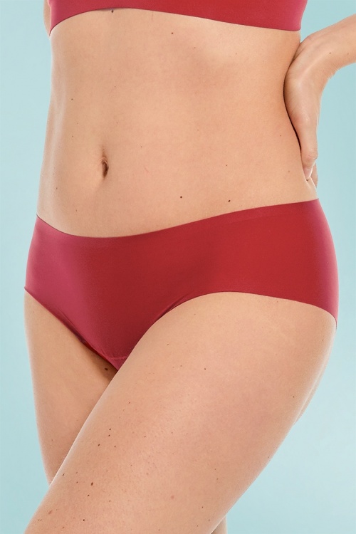 MAGIC Bodyfashion - Dream Invisibles Hipster 2-Pack en rouge Hollywood