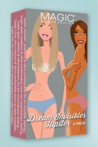 MAGIC Bodyfashion - Dream Invisibles Hipster 2er-Pack in Hollywood-Rot 4