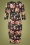 Hearts And Roses 39453 Pencildress Black Floral Buttons 07262021 007W
