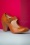 Zapatos de tacón Mary Jane de los años 50 en óxido