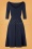 Vintage Chic 39404 Harper Swing Dress Navy 20210727 0007W