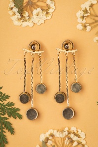 Day&Eve by Go Dutch Label - 50s Eliza Earrings in Gold and Black  3