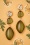 Glamfemme 39900 Earrings Green Gold 08042021 002W