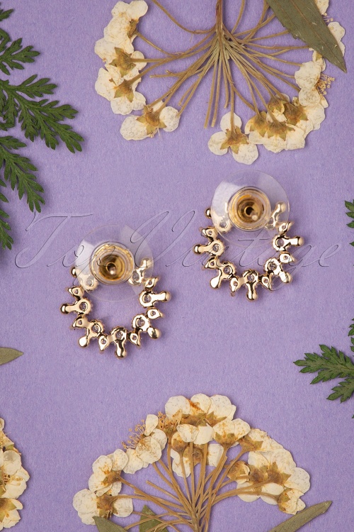 Day&Eve by Go Dutch Label - 50s The Final Touch Earrings in Gold 3