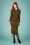 Rosie Jardin Stripe Slim Fit Dress Années 60 en Noir