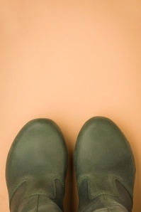 Clumpy's - 70s Clumpy's Roos Boots in Cactus Green 2