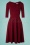 Vintage Chic 39426 Beverly Swing Dress Wine Red 20210809 002W
