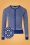 King Louie 37960 Cardigan Blue Campbell 06082021 002Z