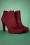 Tamaris 39130 50s Classy Suedine Ankle Booties Dark Scarlet Heels Pumps 07132021 000003 W