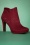 Tamaris 39130 50s Classy Suedine Ankle Booties Dark Scarlet Heels Pumps 07132021 000002 W