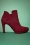 Tamaris 39130 50s Classy Suedine Ankle Booties Dark Scarlet Heels Pumps 07132021 000001 W