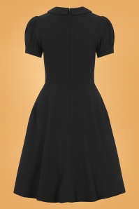 Bunny - 50s Catherine Mid Dress in Black 5